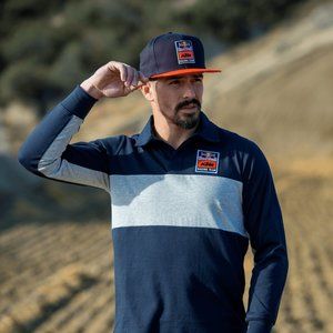 Red Bull KTM Racing Team Navy Rugby Shirt SMALL